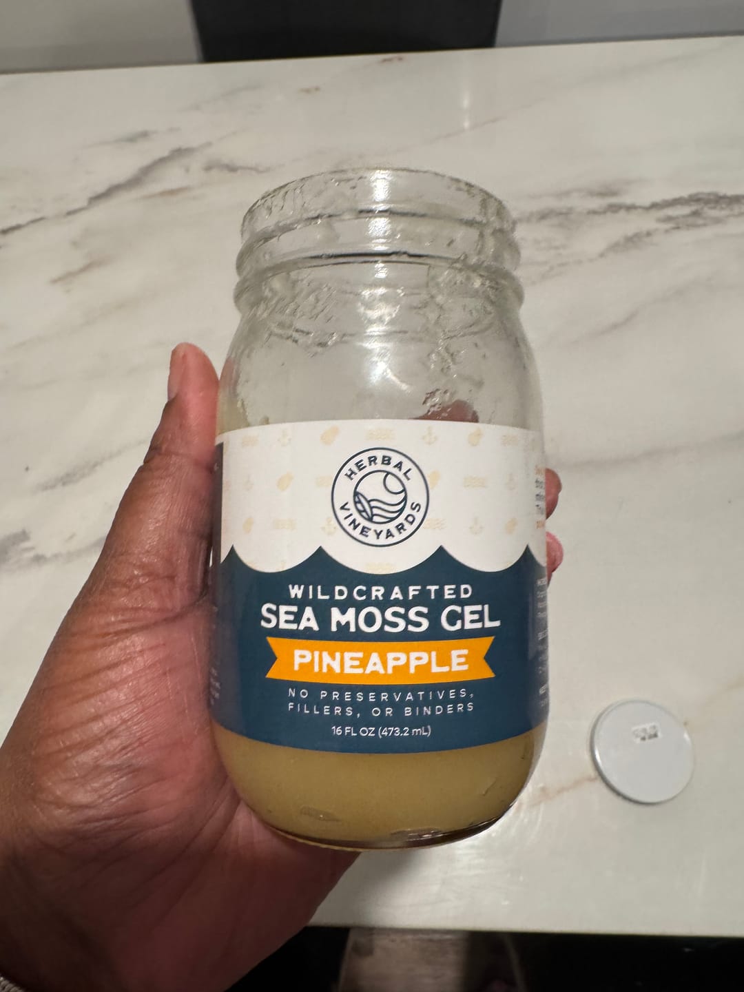 Customer photo review of EXCLUSIVE PINEAPPLE SEA MOSS GEL
