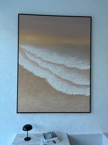 Customer review photo for Plaster Art Texture Painting #TX1111