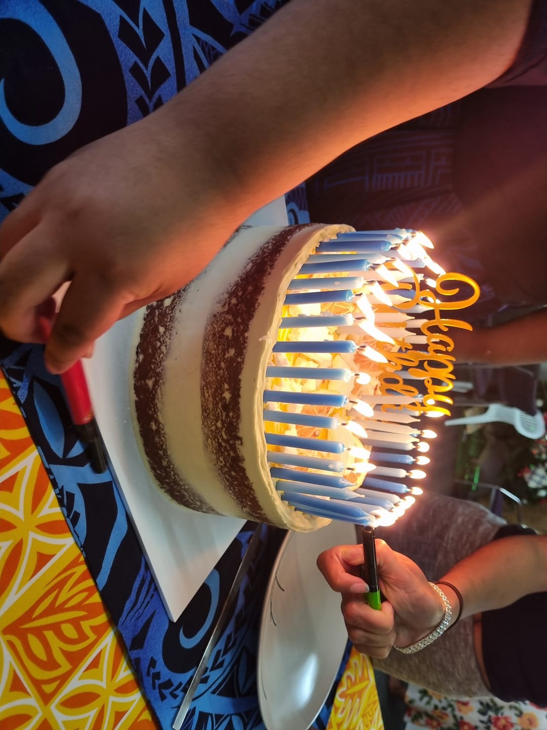 Customer photo review of lemon meringue cake