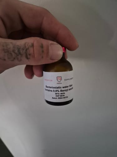 Customer photo review of Bacteriostatic Water