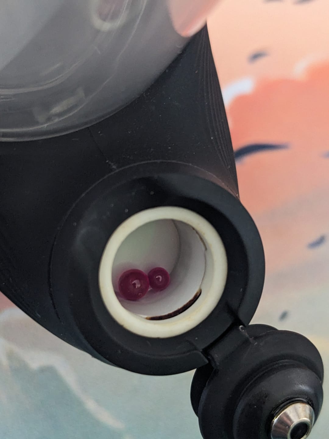 Customer photo review of 3mm Ruby Terp Pearls