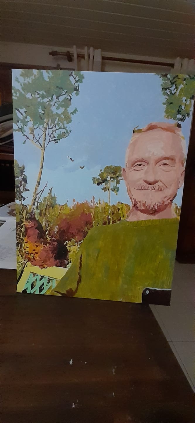 Customer photo review of Custom Paint by Numbers Kit
