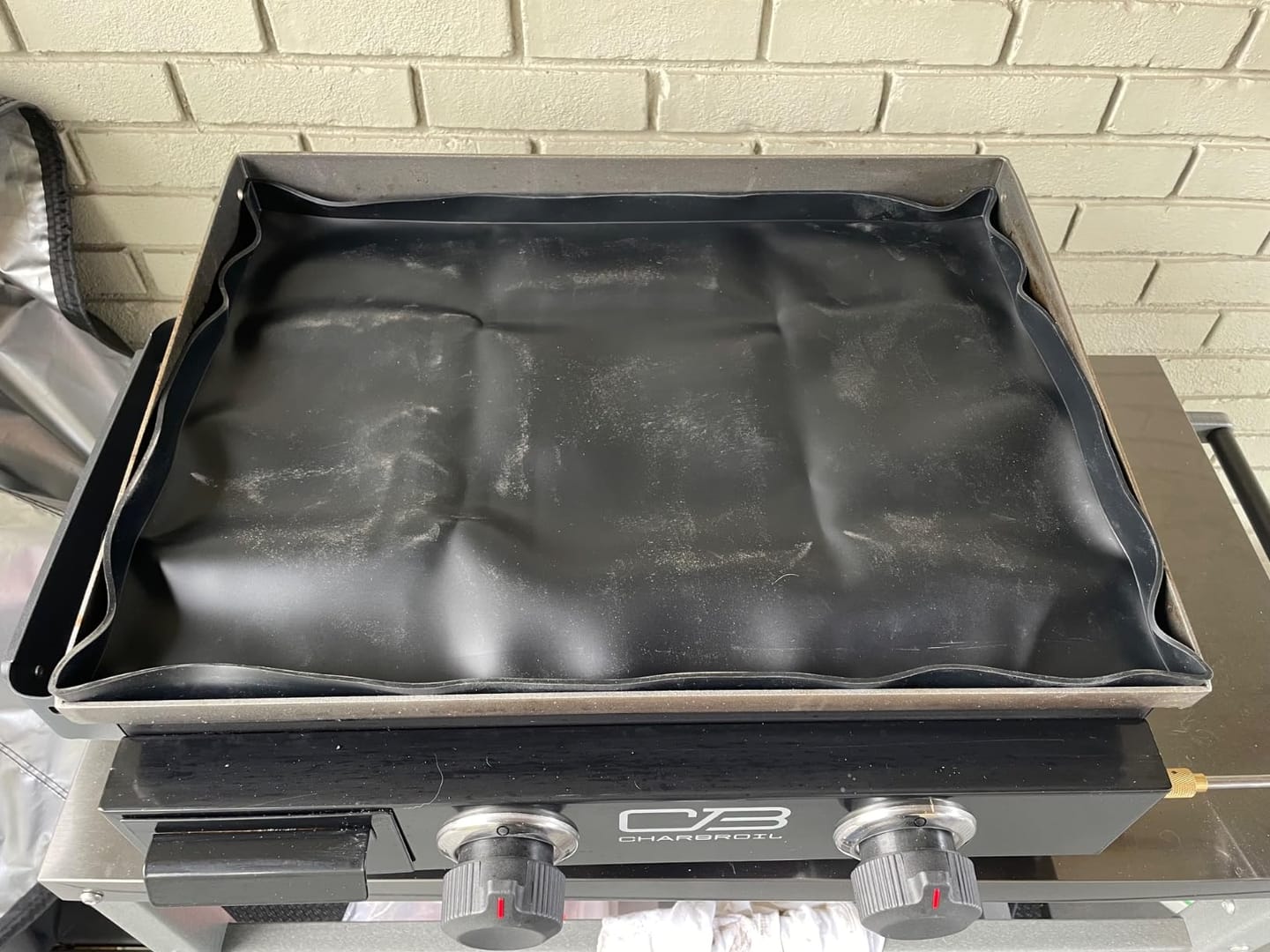 Customer photo review of Silicone Griddle Mat