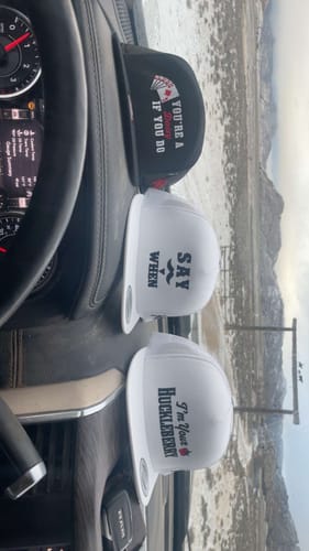 Customer photo review of MHC Say When Trucker Hat
