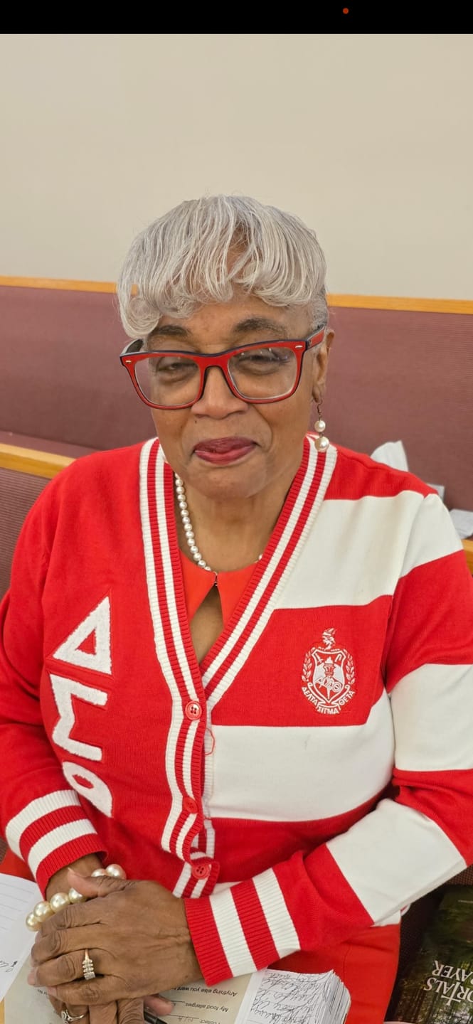 Customer photo review of Delta Sigma Theta Cardigan