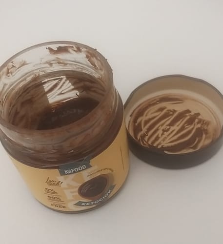 Customer photo review of KETOCIOK 250G CREMA SPALMABILE NOCCIOLE IGP E CACAO SENZA ZUCCHERO