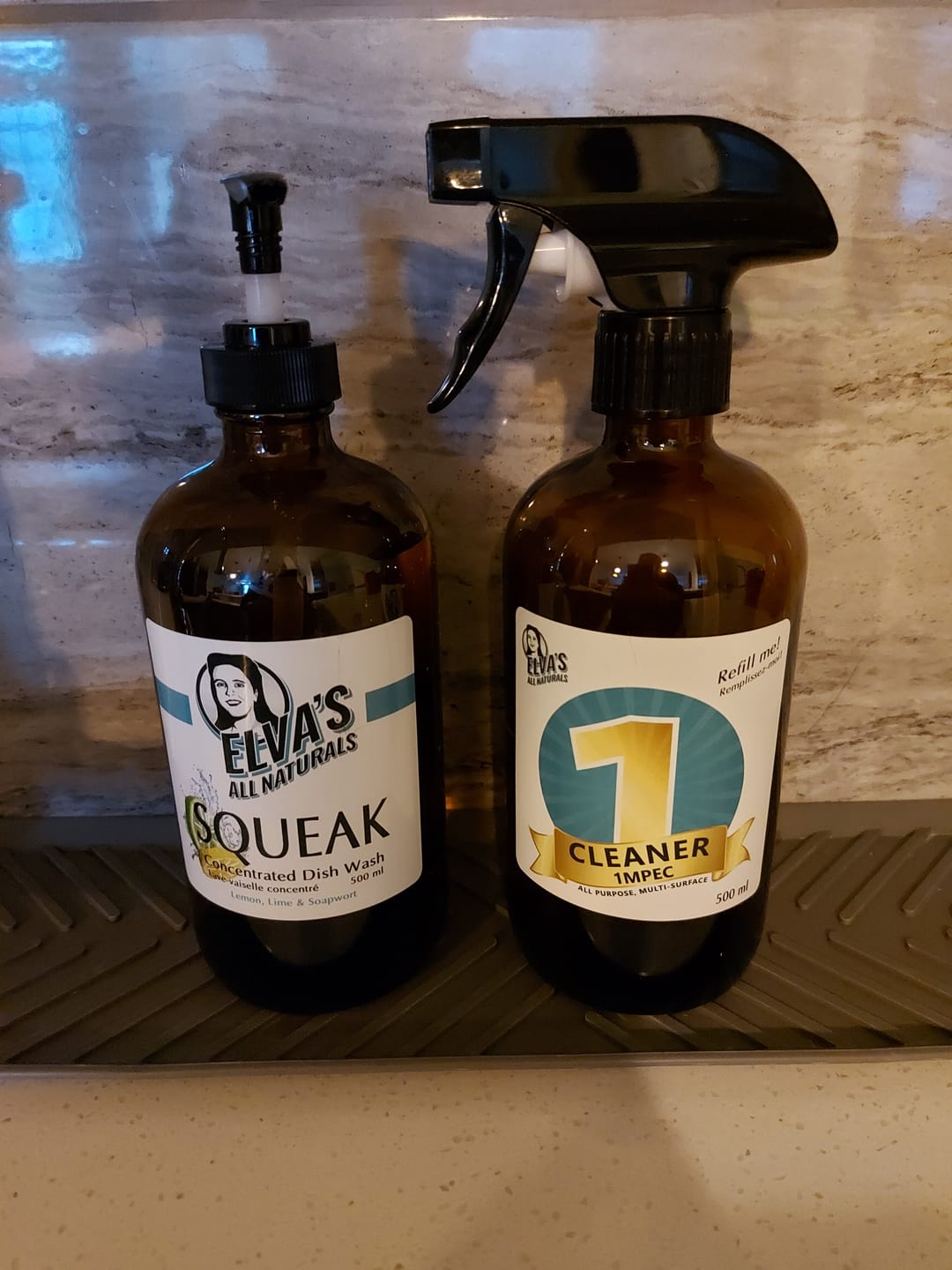 Customer photo review of SQUEAK Concentrated Dish Wash | Soapwort & Lemon Lime