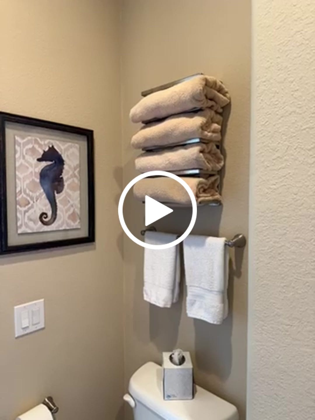Customer video review of Bath Towel Rack