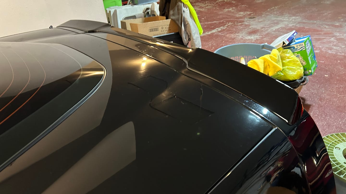 Customer photo review of Corvette C6 ZR1 Conversion Rear Trunk Spoiler