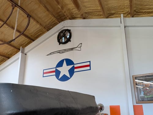 Customer photo review of Your Custom Aircraft Silhouette Metal Wall Art