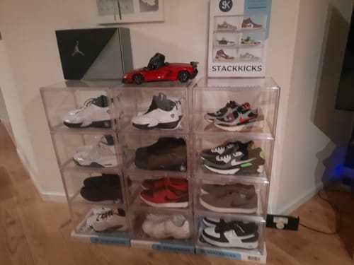 Fotorecensie van een klant over Acryle Sneakerbox Transparant