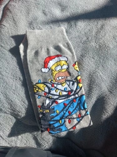 Customer photo review of Marvel Anime Knee-High Socks – Cosplay Hip-Hop Harajuku Style