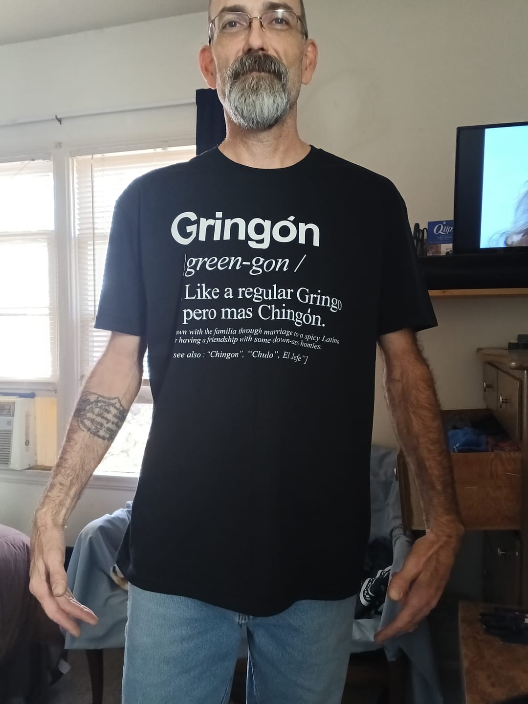 Customer photo review of El Gringon OG Old School T-Shirt