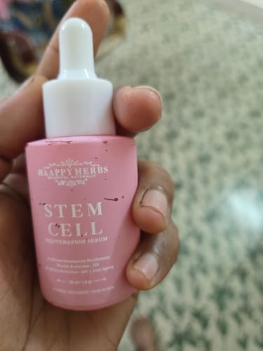 Customer photo review of Stem Cell Rejuvenation Serum (30 ml)