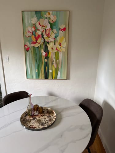 Customer photo review of Flower Canvas Art #FL128