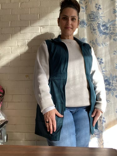 Customer photo review of Carefree Extra Long Vest