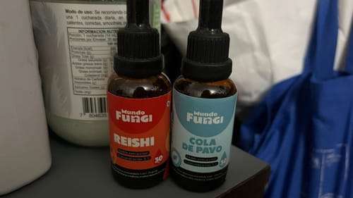 Customer photo review of Extracto Reishi Gotas - Ultra Concentrado