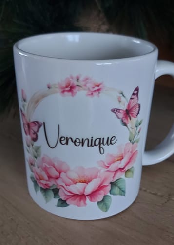 Customer photo review of 330ml (11oz) Mok klasse A+ Wit Glans voor sublimatie