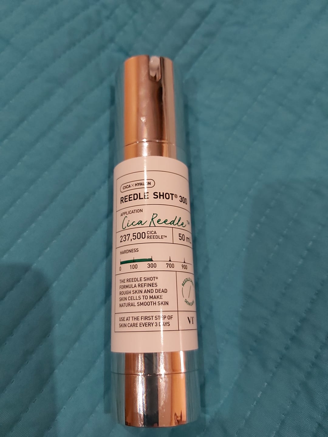 Customer photo review of Intensīvs serums-būsteris ar mikroadatām VT Cosmetics Reedle Shot 300