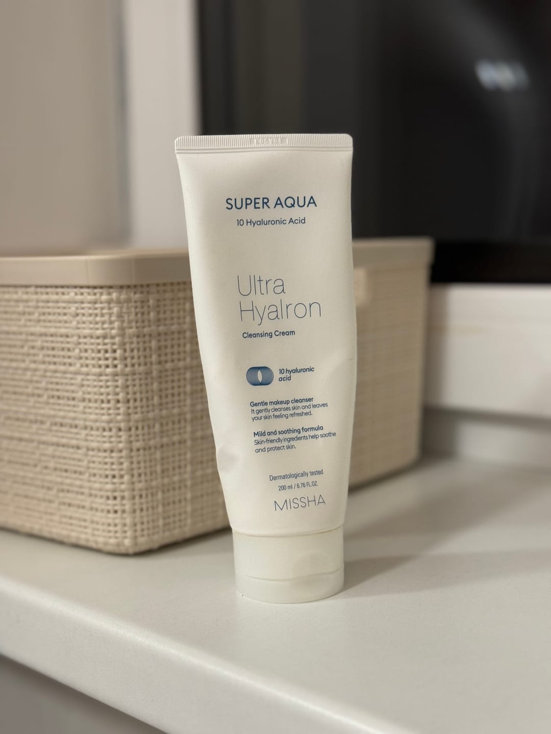 Customer photo review of Krēmveida putas ādas attīrīšanai ar hialuronskābi Missha Super Aqua Ultra Hyalron Cleansing Cream