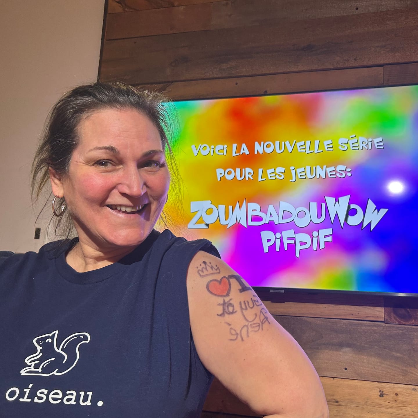 Customer photo review of T-shirt unisexe - Un oiseau.