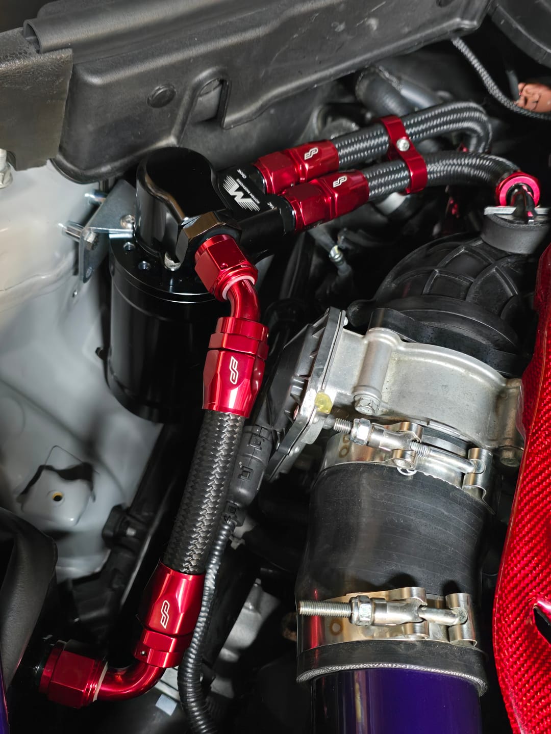 Customer photo review of Active 2 Stage Oil Separator / Oil Catch Can