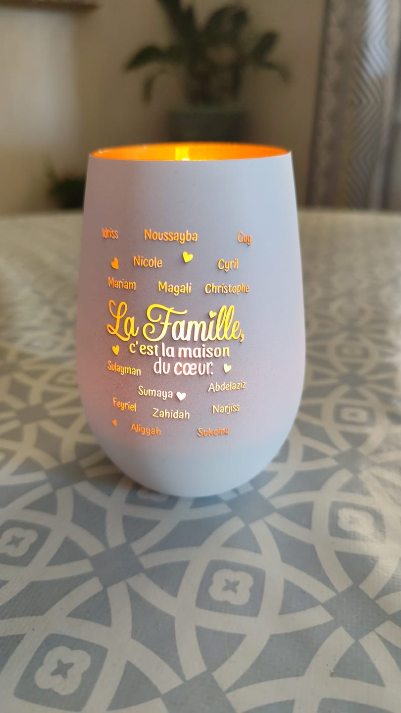 Customer photo review of La maison du cœur - Famille-Photophore