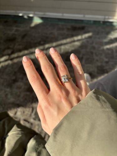 Customer photo review of Big Shine Ring | 18K vergoldet