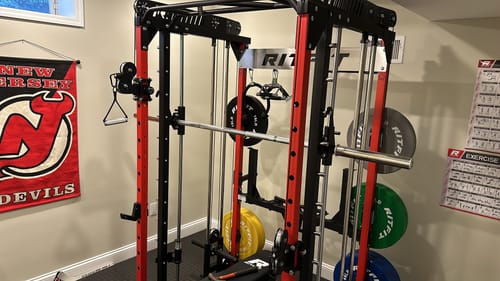 Customer photo review of RitFit M1 2.0 Smith Machine Home Gym Package Comprehensive All-In-One Workout System