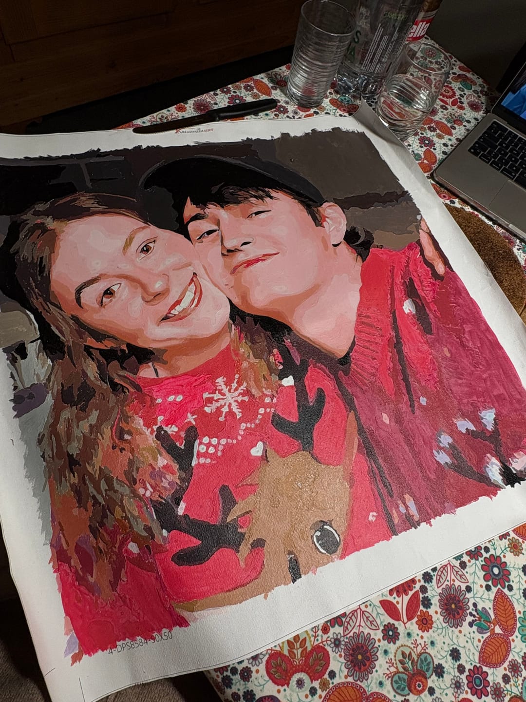 Customer photo review of Dein eigenes Bild oder Foto - Malen nach Zahlen