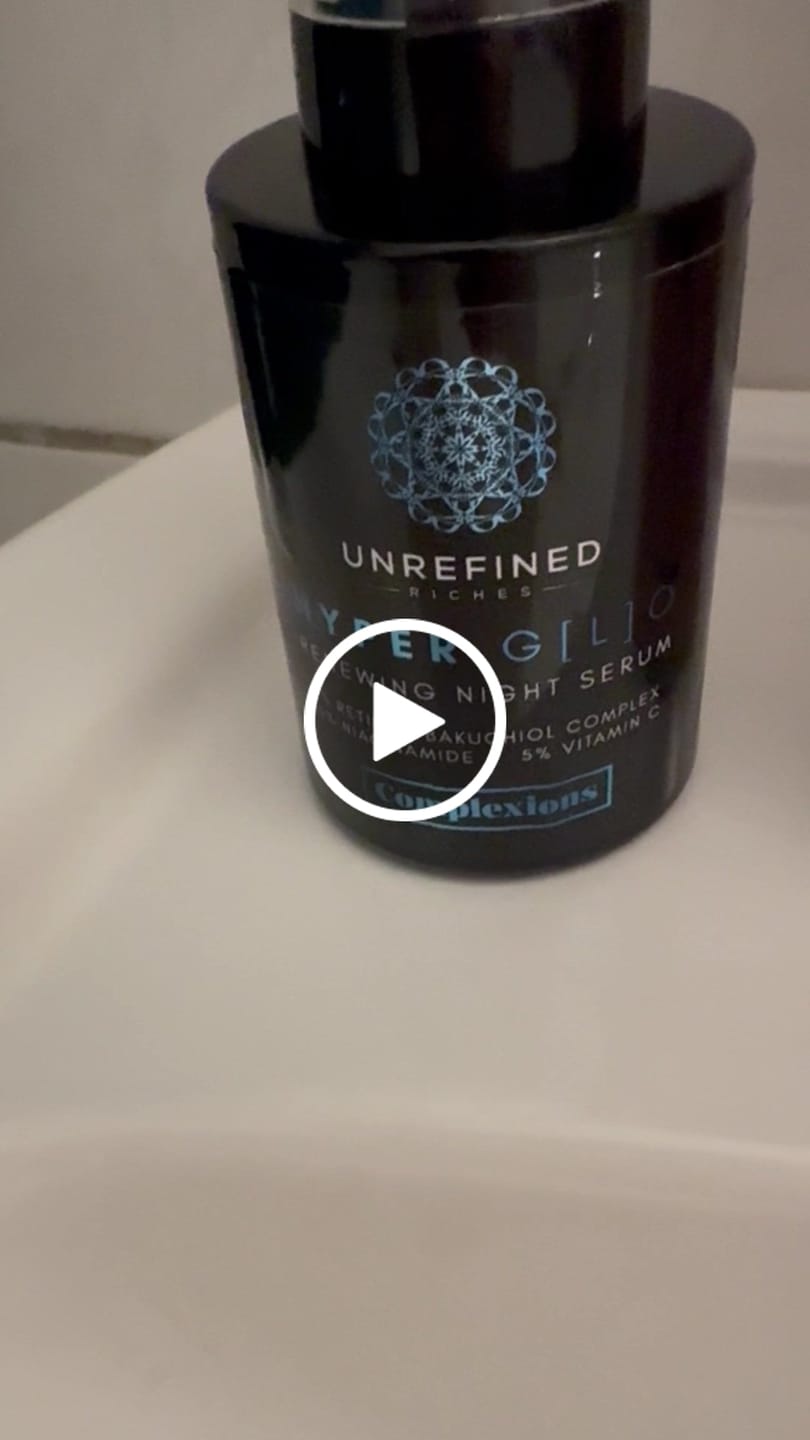 Customer video review of HYPER G[L]O - Renewing Night Serum