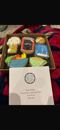 Customer photo review of Get Well Soup-er Soon Biscuit Box