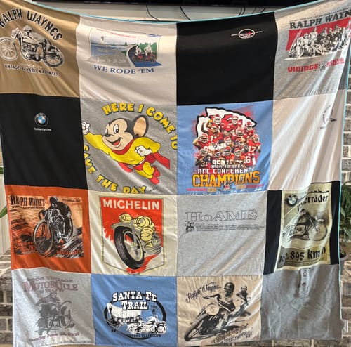 Customer photo review of T Shirt Quilt by Project Repat