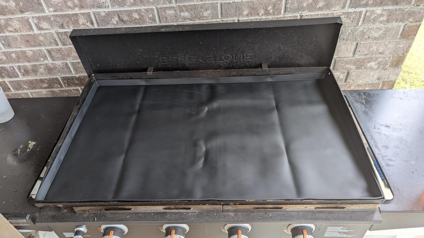 Customer photo review of Silicone Griddle Mat