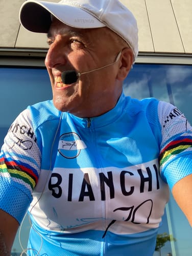 Customer photo review of Benetton Bianchi Short Sleeve Cycling Kits