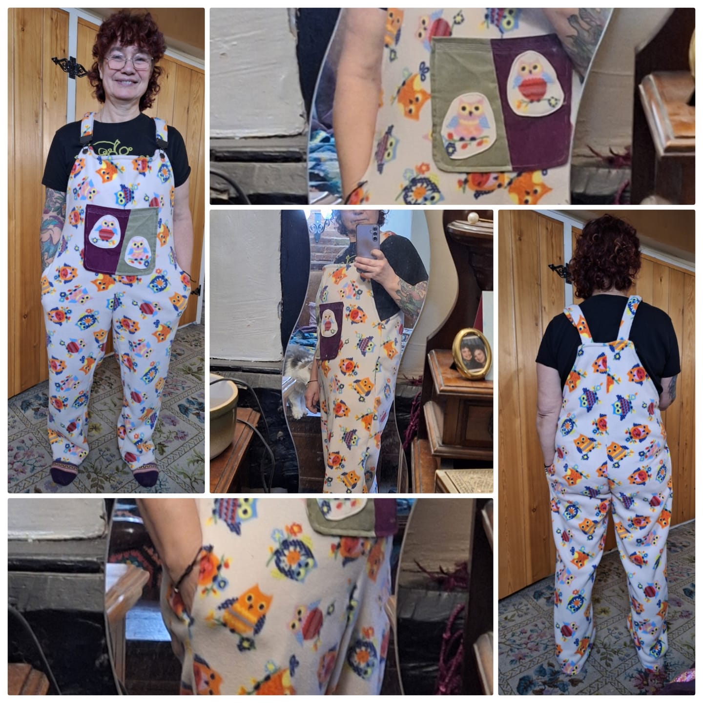 Customer photo review of Multicoloured Owls Anti Pill Polar Fleece Fabric