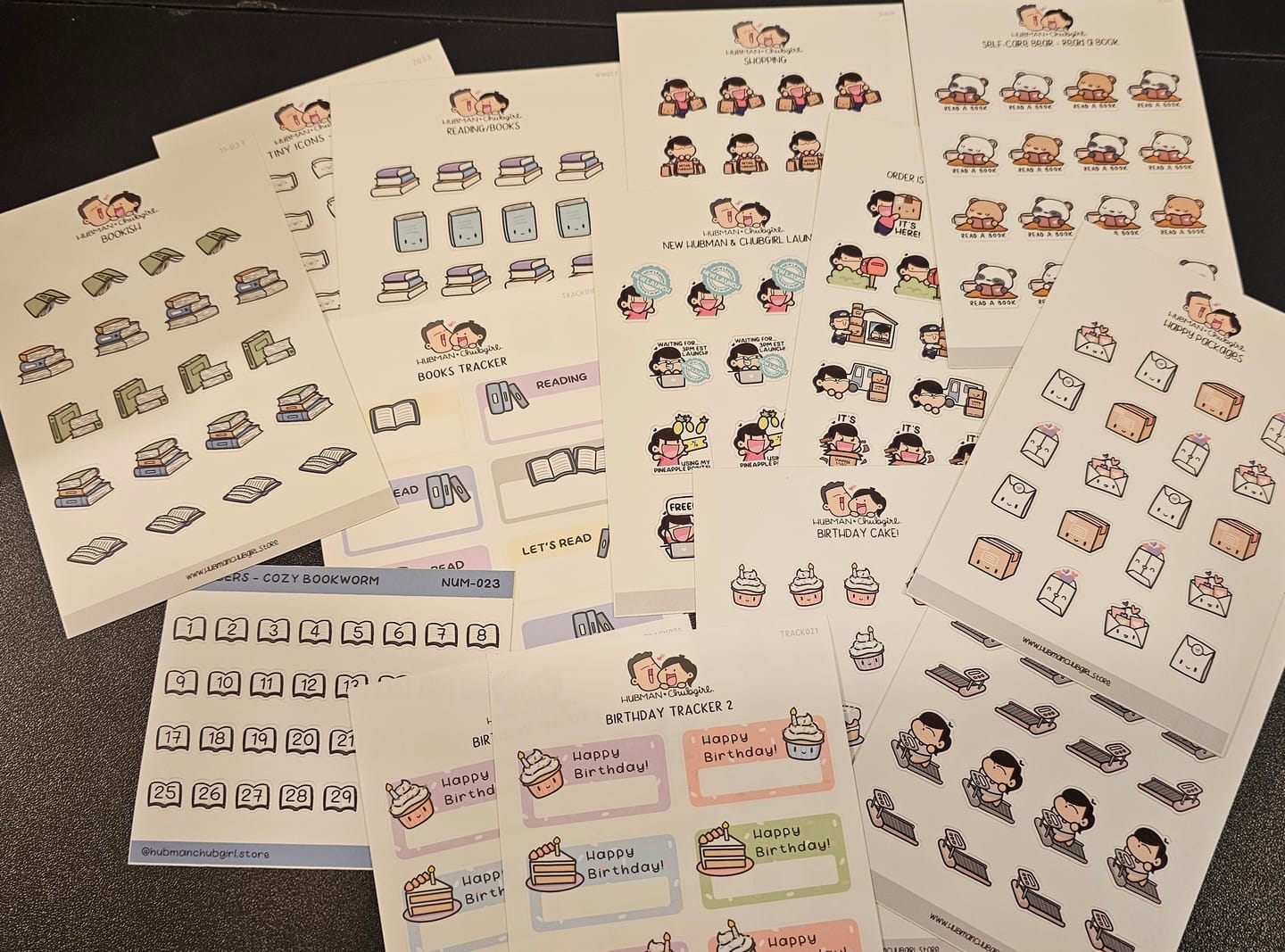 Customer photo review of Birthday Cake! Planner Stickers