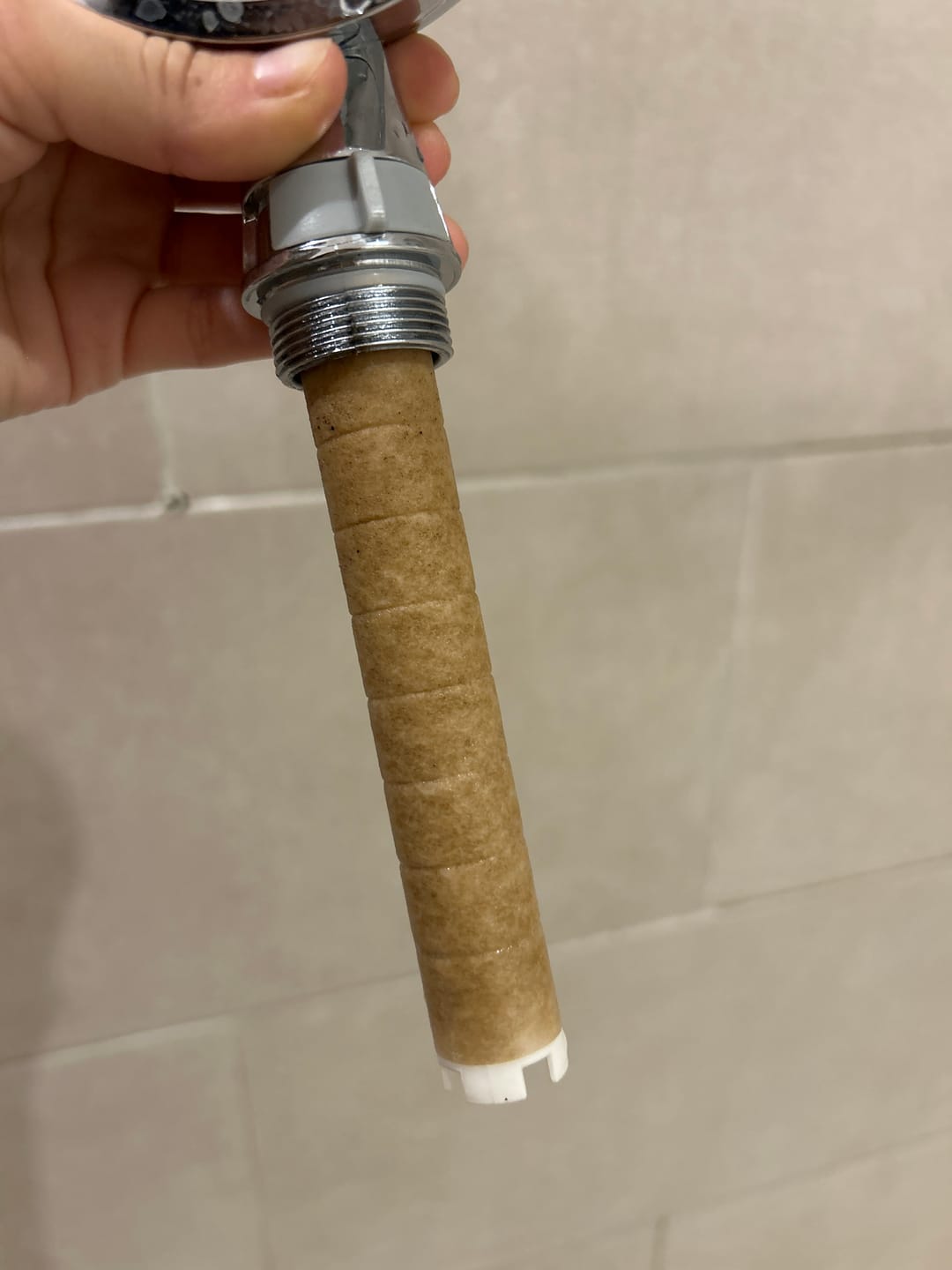 Customer photo review of Filtro de ducha de Vitacare Solutions