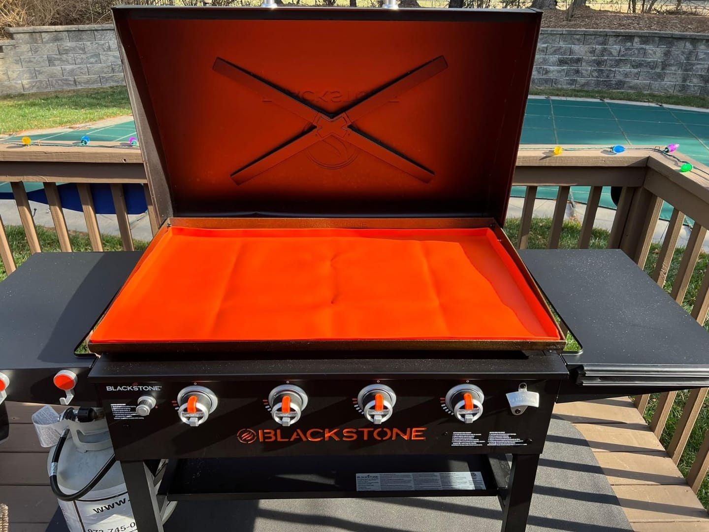 Customer photo review of Silicone Griddle Mat