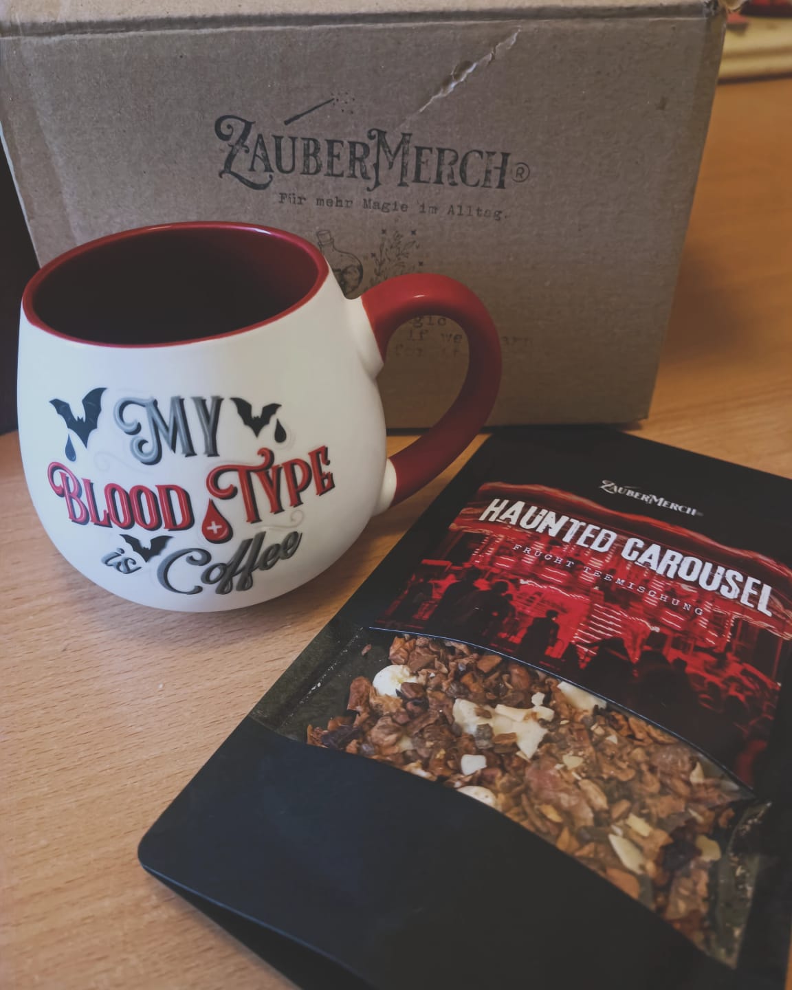Customer photo review of Vampir Tasse – Gruseliges Design