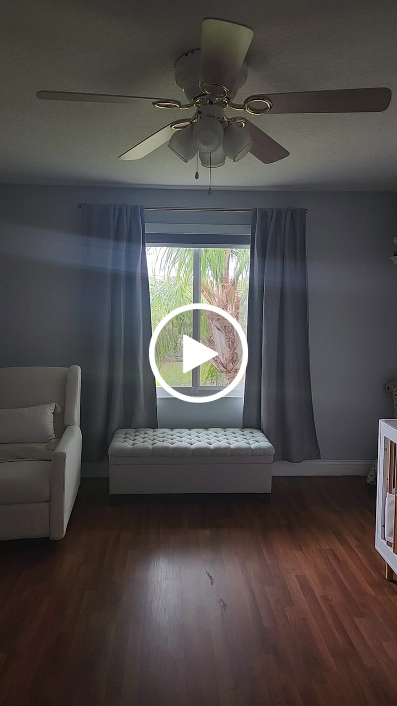 Customer video review of SmartWings Motorized Roller Shades 100% Blackout Eclipse