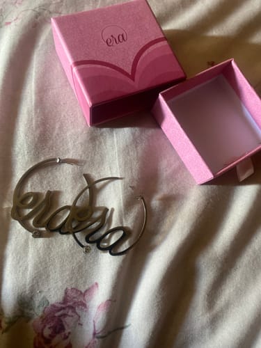 Customer photo review of Silver Era Logo Hoops