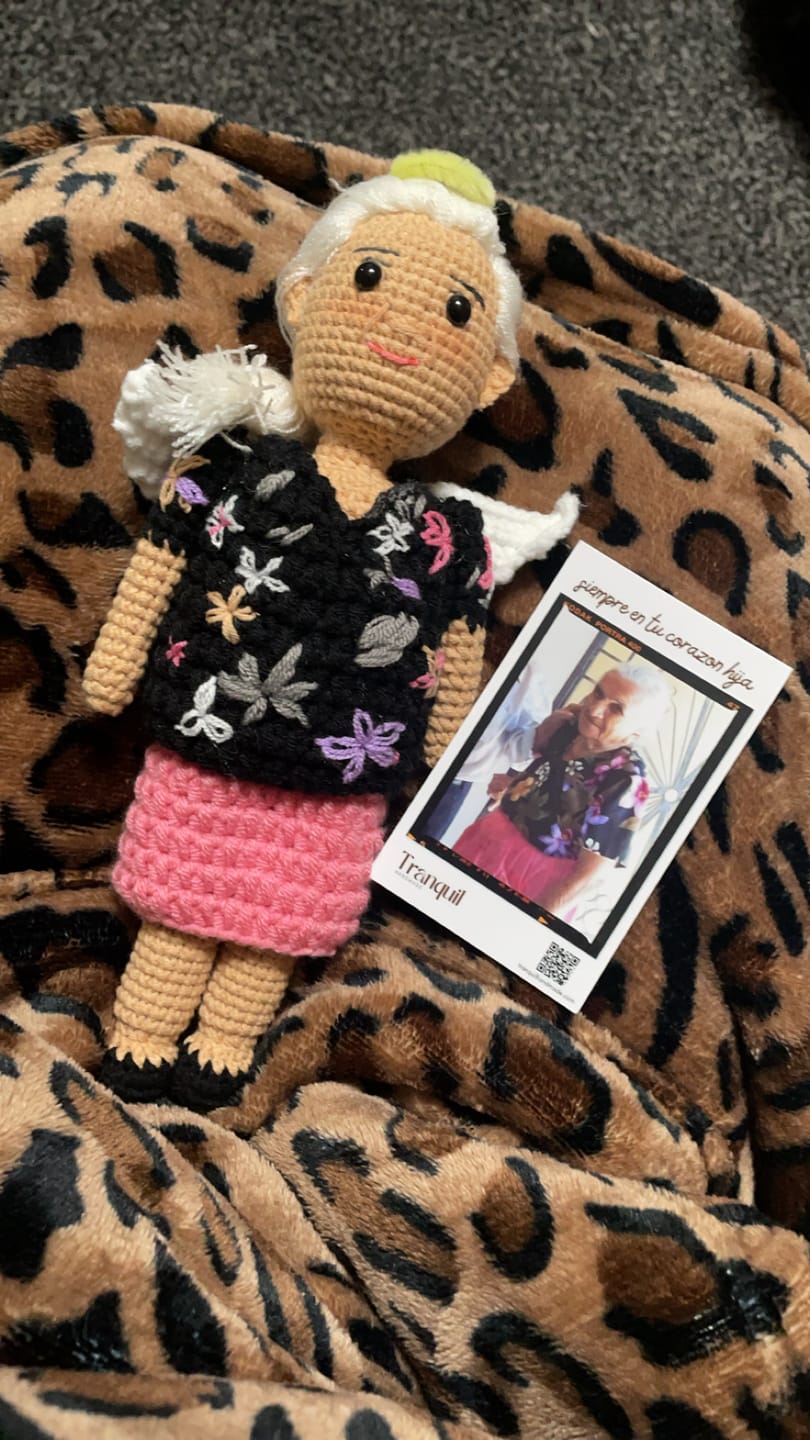 Customer photo review of Tranquil® - Personalized Crochet Doll (Bigger sizes)