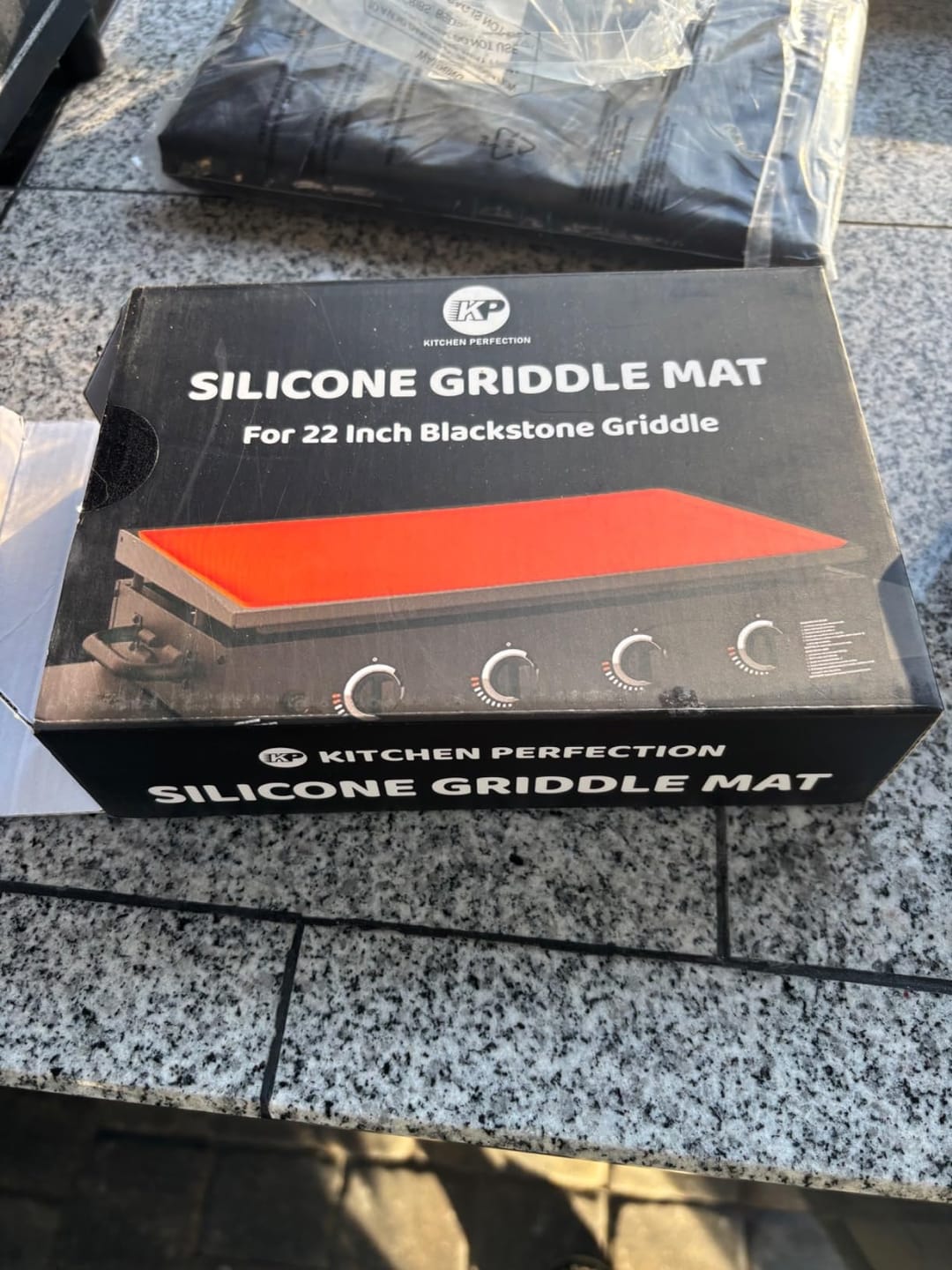 Customer photo review of Silicone Griddle Mat