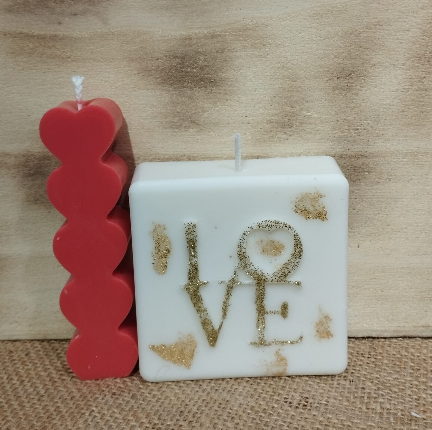 Customer photo review of Colorante líquido para velas ROJO TOMATE