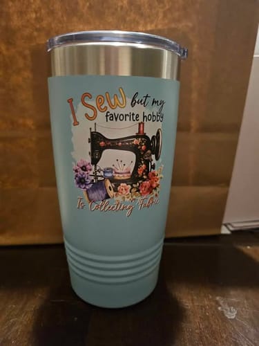 Customer photo review of Your Logo/ Image | PRINTED Polar Camel Tumbler (Upload Your Image)