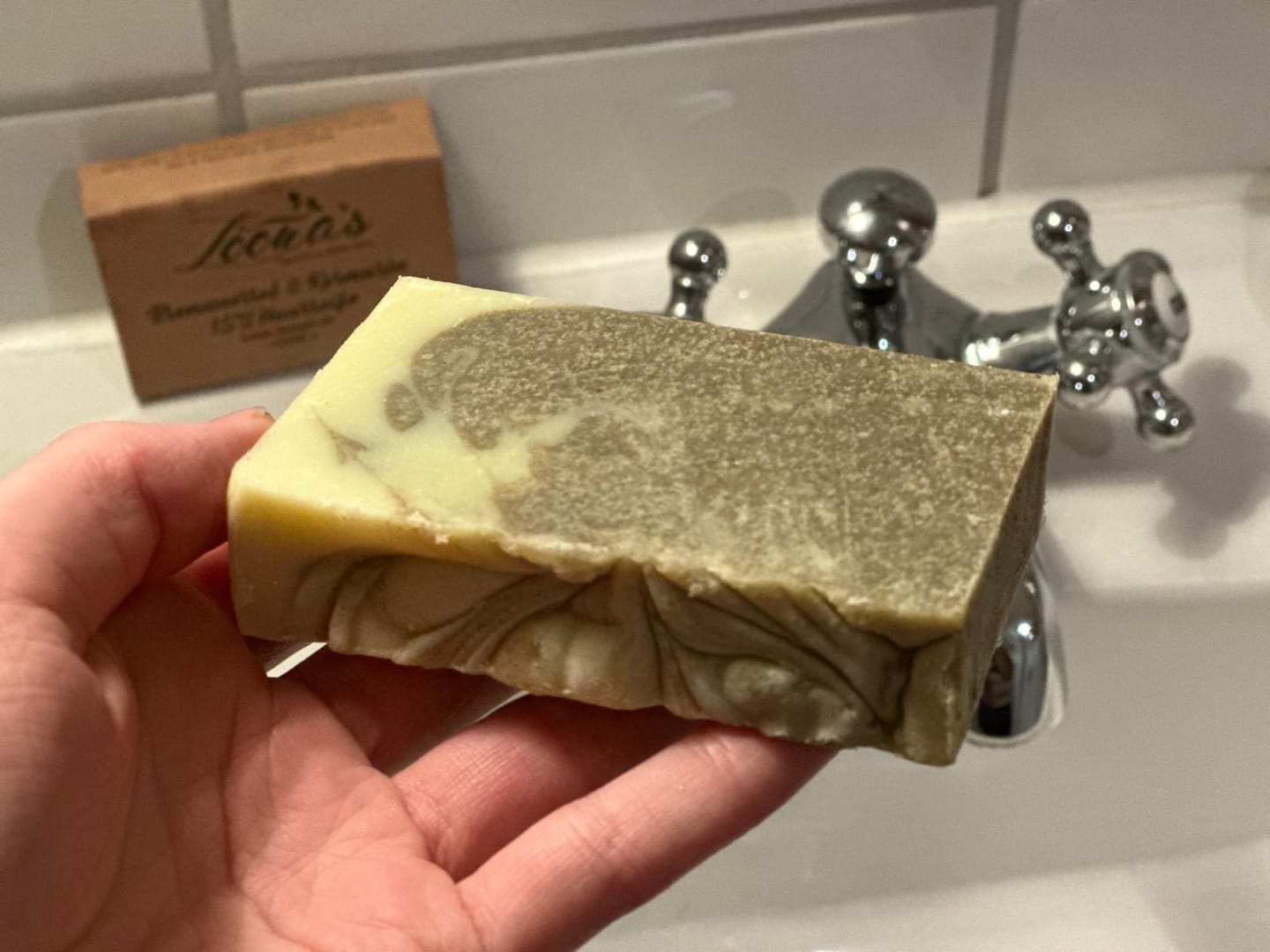 Customer photo review of 15% Herbal-Love Haarseife (Haarwachstum & Haarglanz)