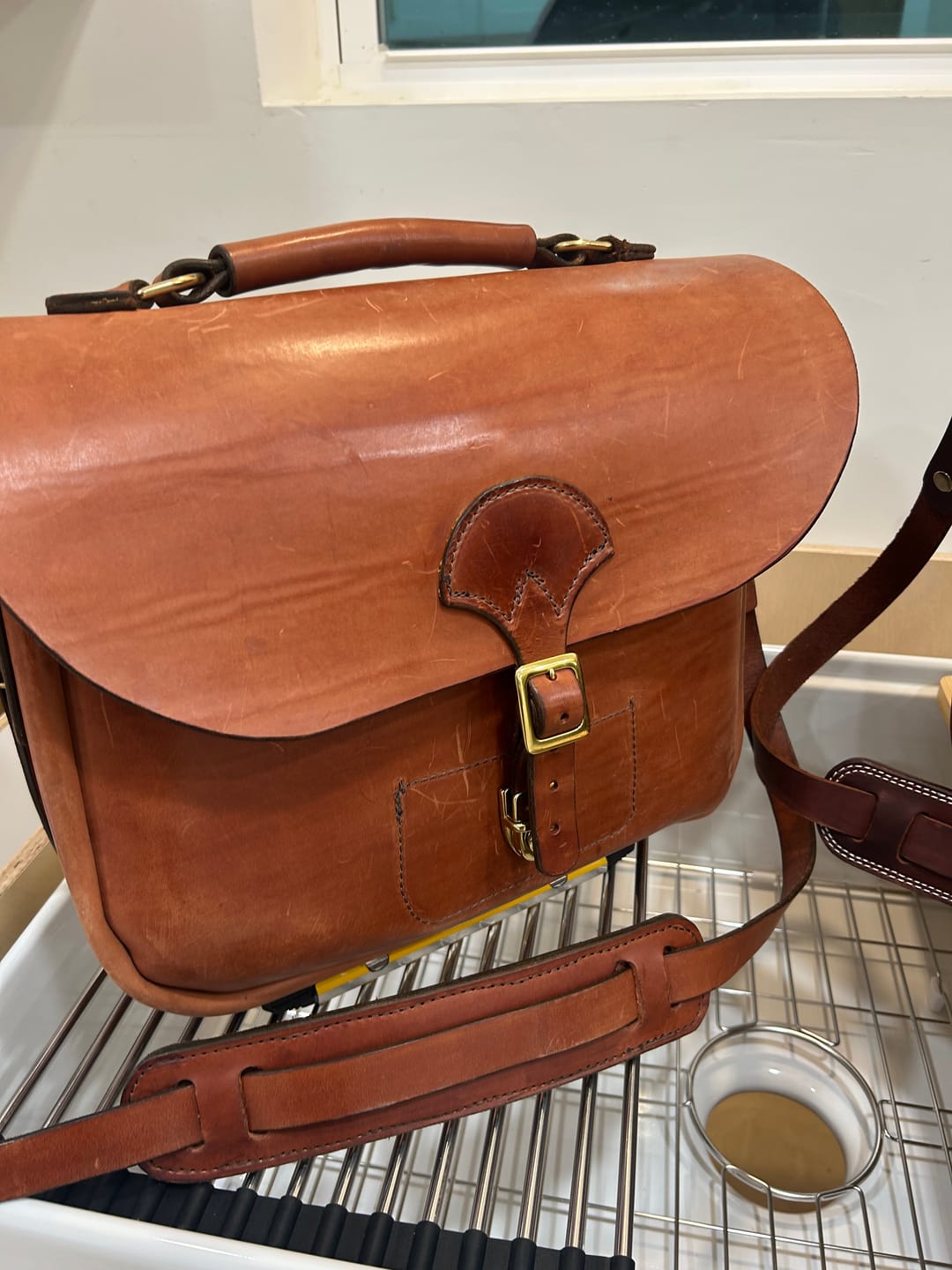 Customer photo review of No.88 | Leather Saddlebag Satchel Bag (Digital Pattern)