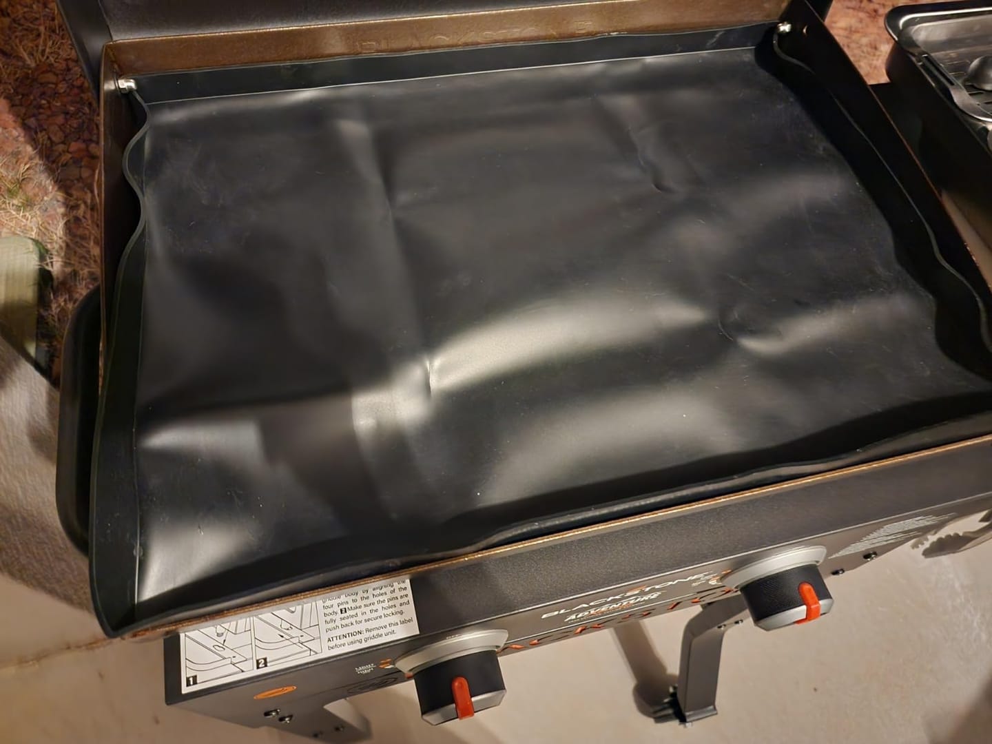 Customer photo review of Silicone Griddle Mat