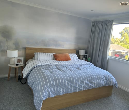 Customer photo review of Sunlit Meadow Wallpaper Mural